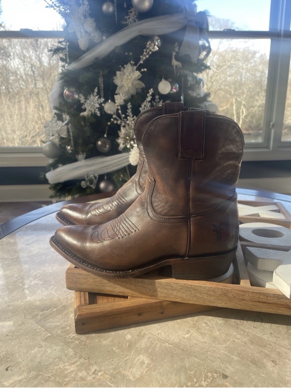 Frye Billy Pull-On Leather  Boots 7.5 $379 - Picture 9 of 13